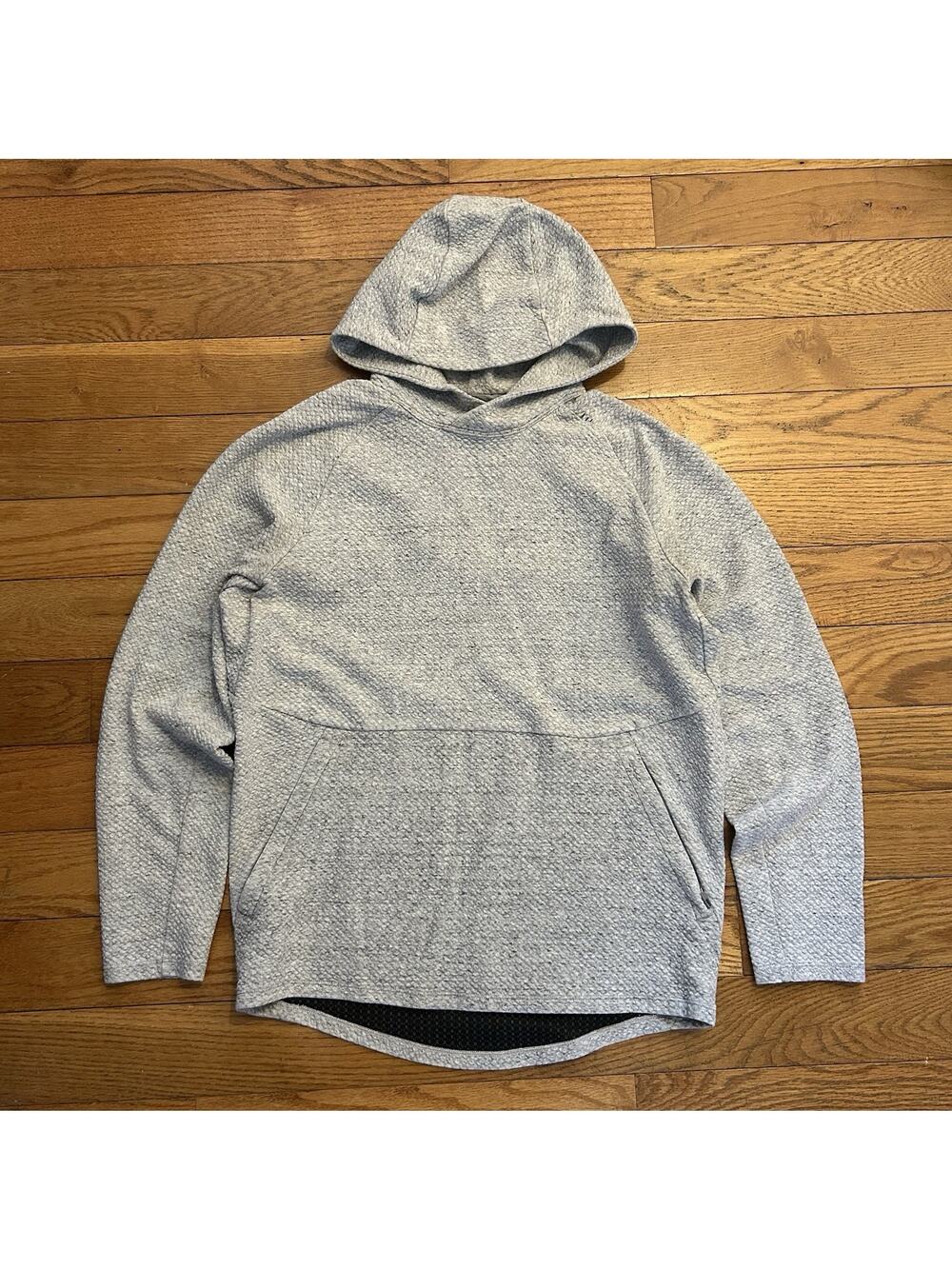 Lululemon At Ease Texture Knit Performance Pullover Hoodie Mens Small